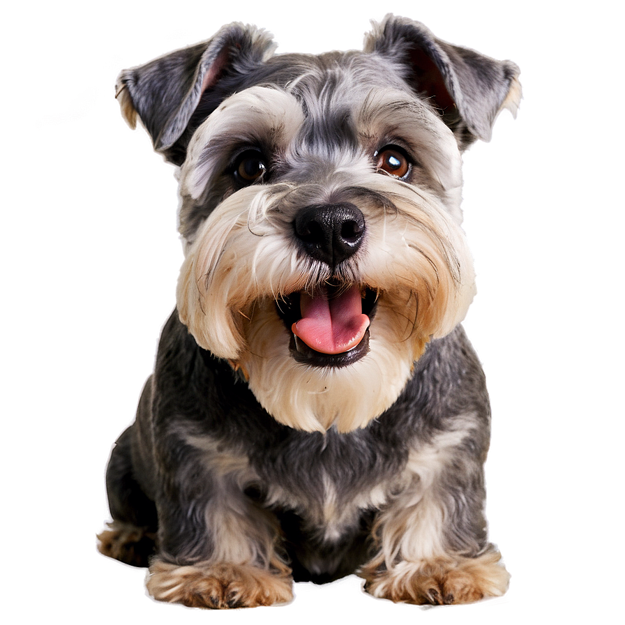 Schnauzer Friendly Smile Png Dcs PNG Image