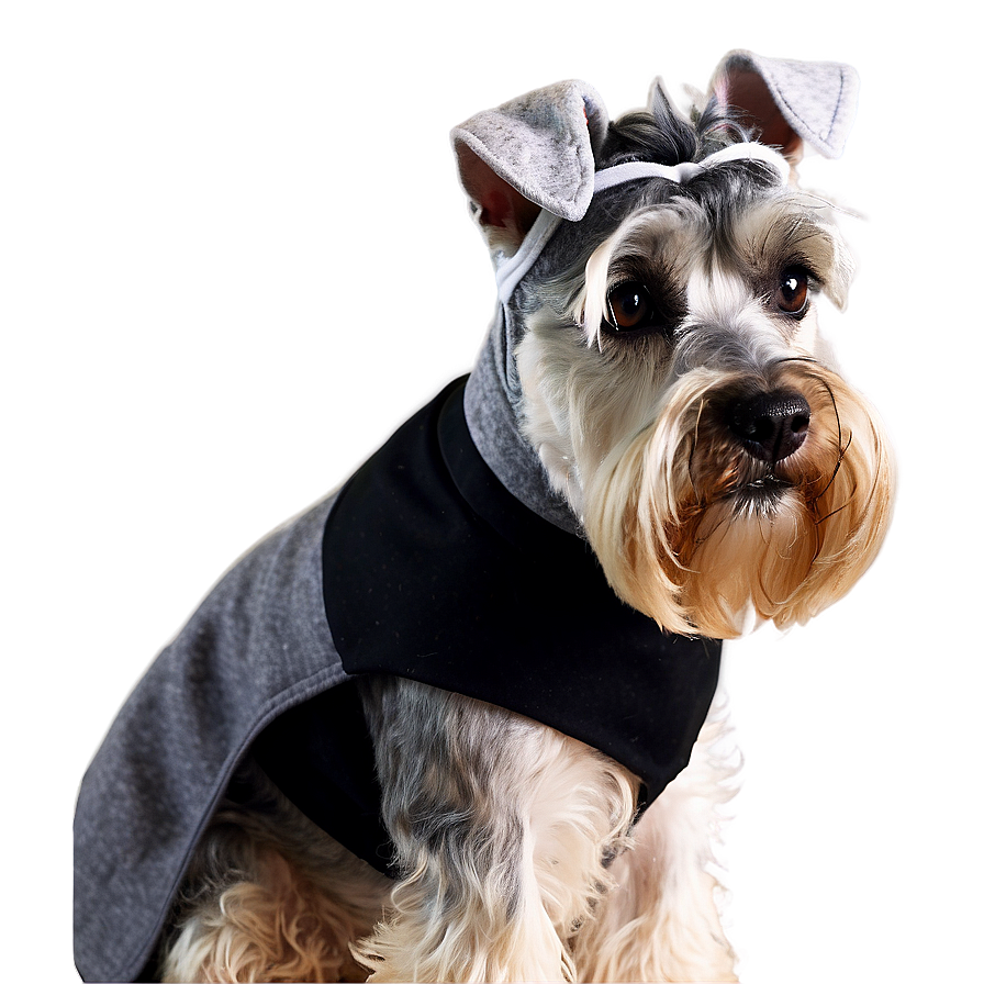 Schnauzer In Costume Png 06262024 PNG Image