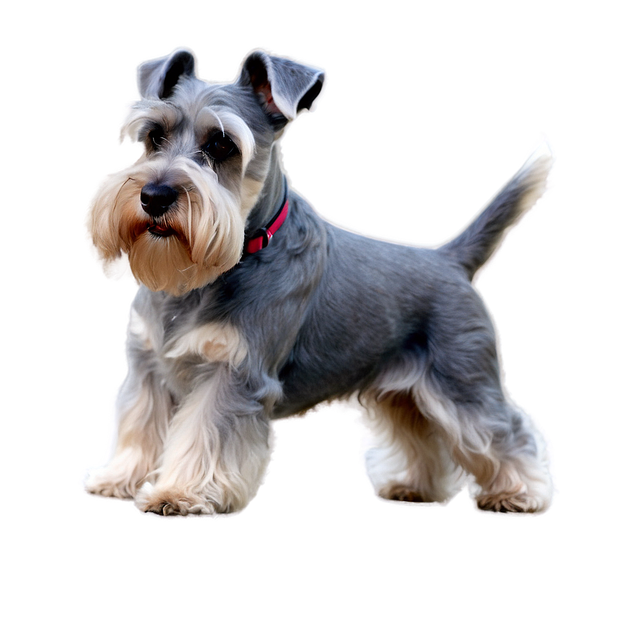 Schnauzer In Snowy Landscape Png Ymc PNG Image