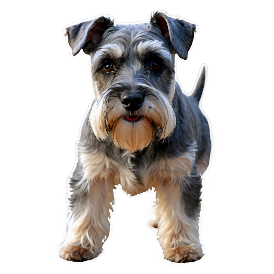 Schnauzer Watercolor Art Png Mbr PNG Image