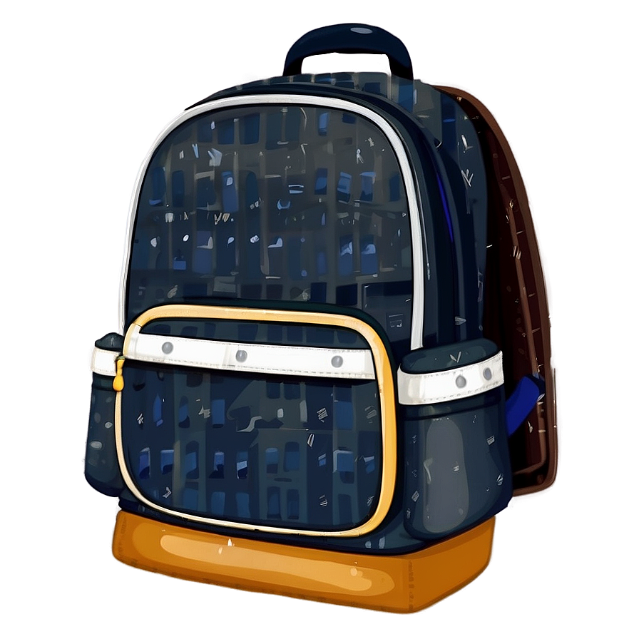 School Backpack Clipart Png Hsu36 PNG Image