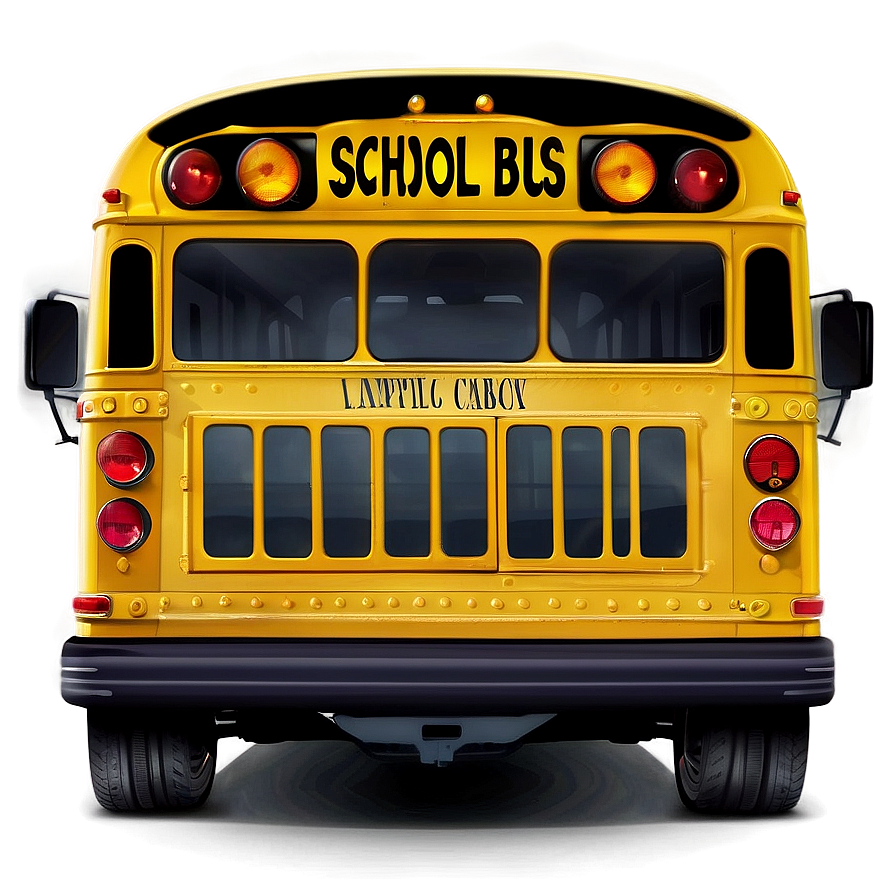 School Bus Car Vector Png Sau PNG Image