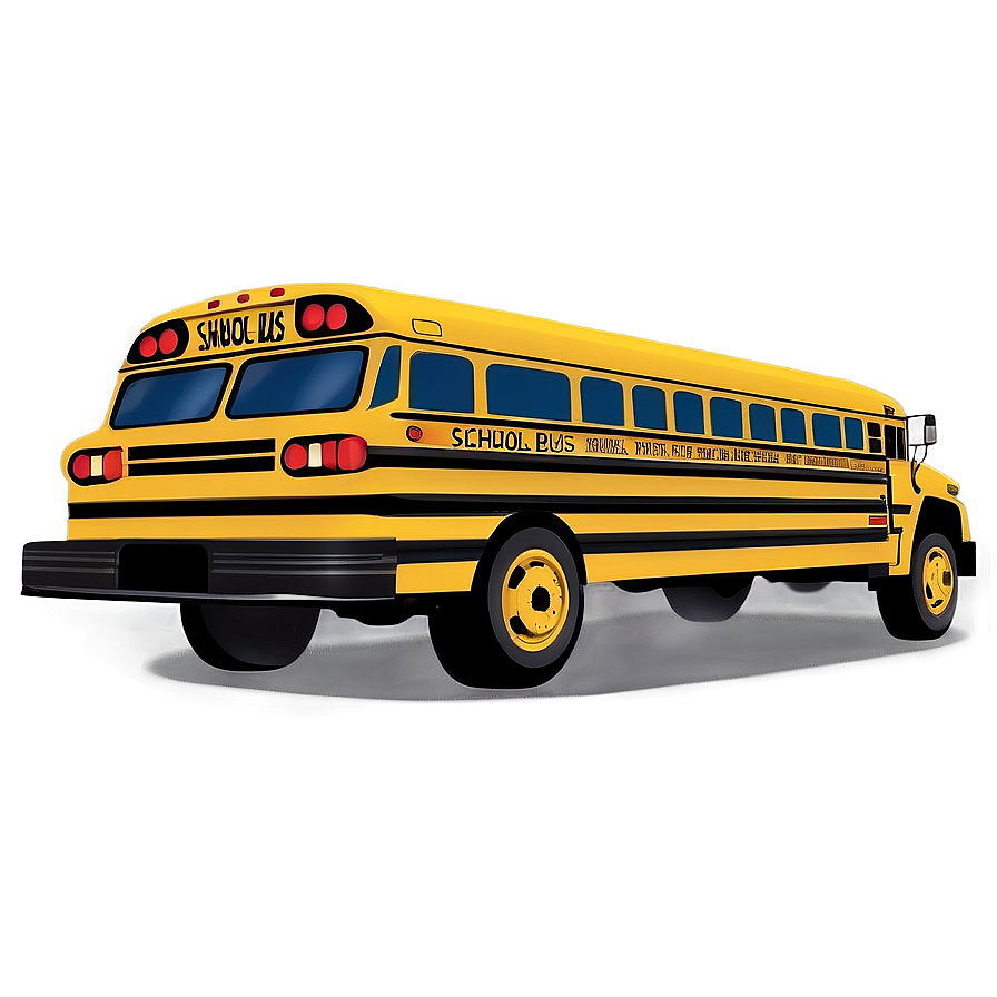 School Bus Headlights At Night Png Ekt PNG Image