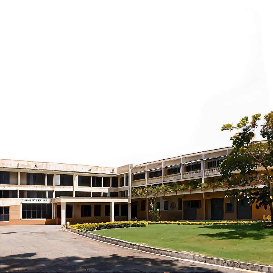 School Campus View Png Dbk PNG Image