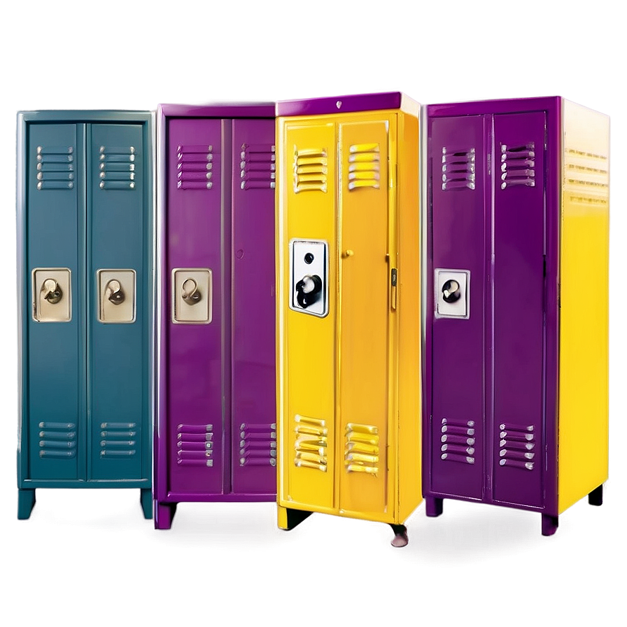 School Locker Vector Png Heq75 PNG Image