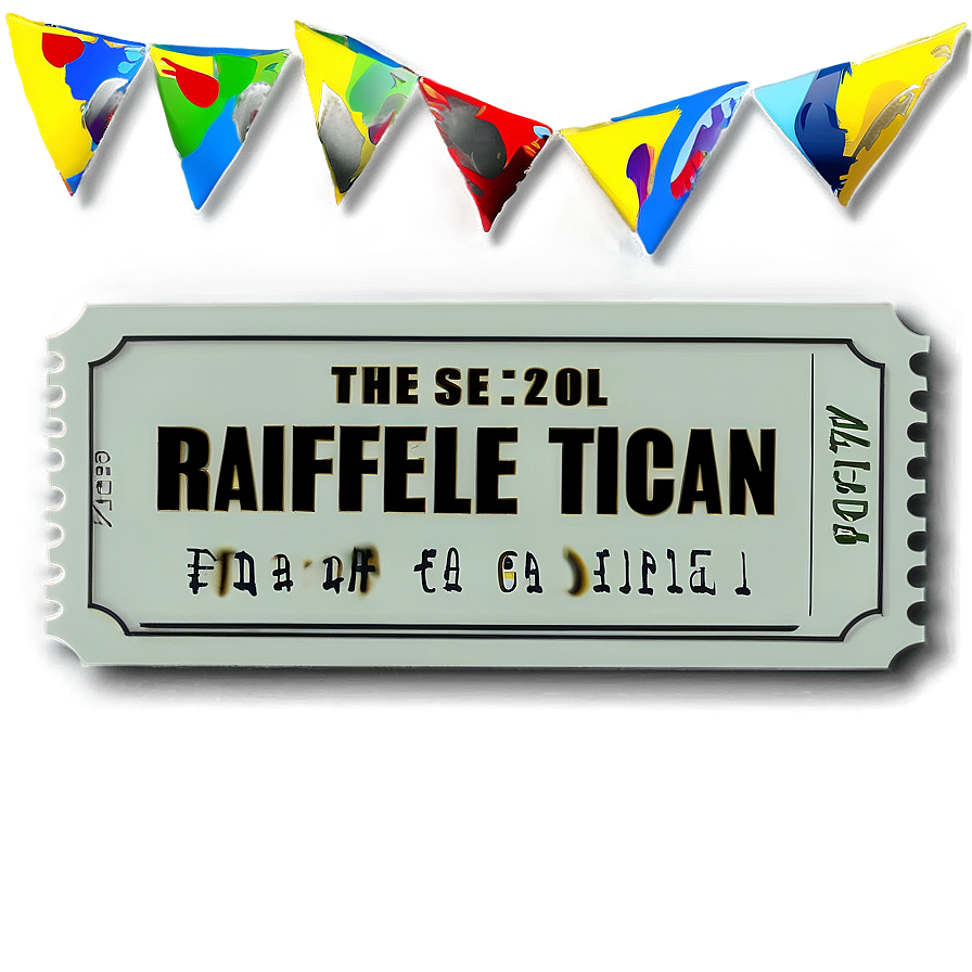 School Raffle Ticket Png 06262024 PNG Image