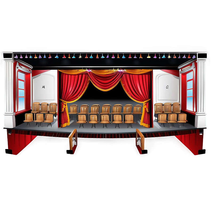 School Theater Stage Png Gqj PNG Image