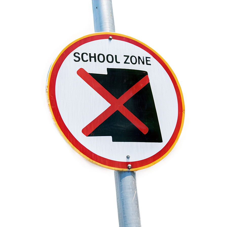 School Zone Warning Png 05252024 PNG Image