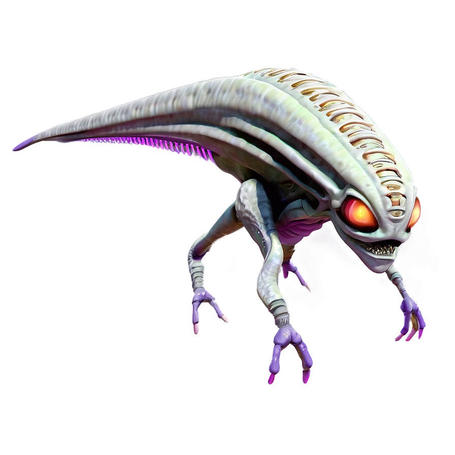 Sci-fi Alien Creature Png Vnh1 PNG Image