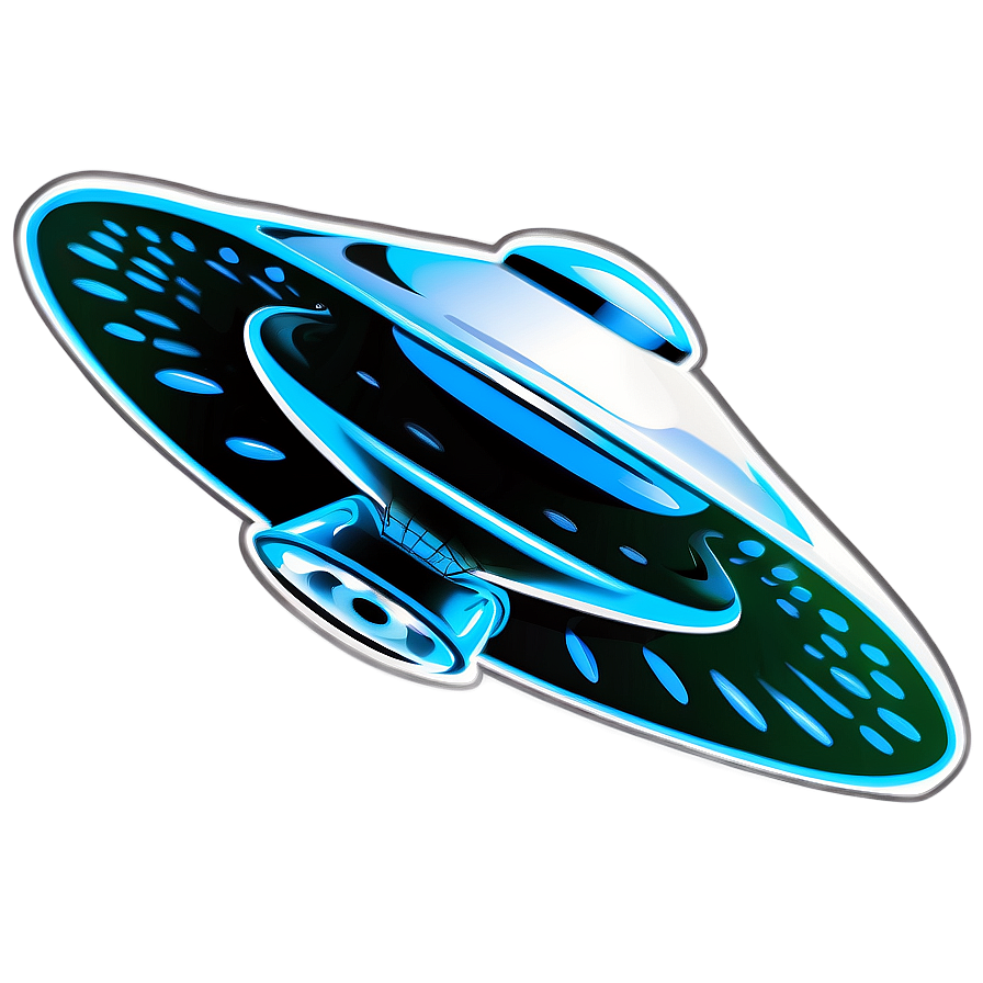 Sci-fi Flying Saucer Graphic Png Gob17 PNG Image