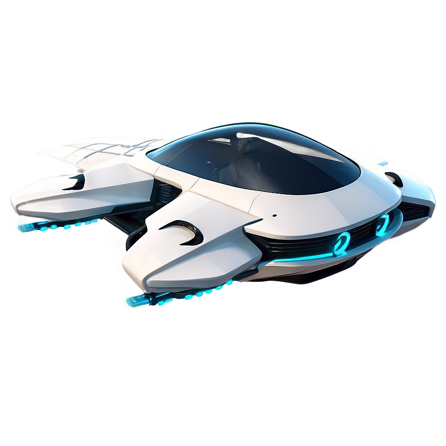 Sci-fi Inspired Flying Car Png 06202024 PNG Image