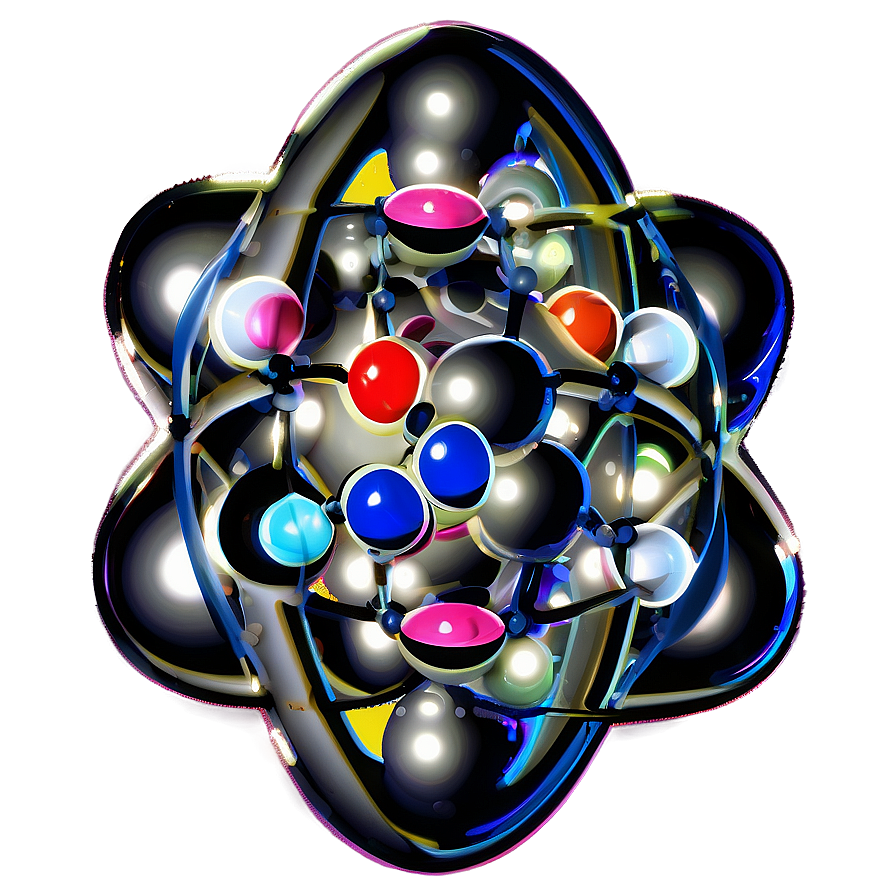 Science Atom Model Png Ero49 PNG Image