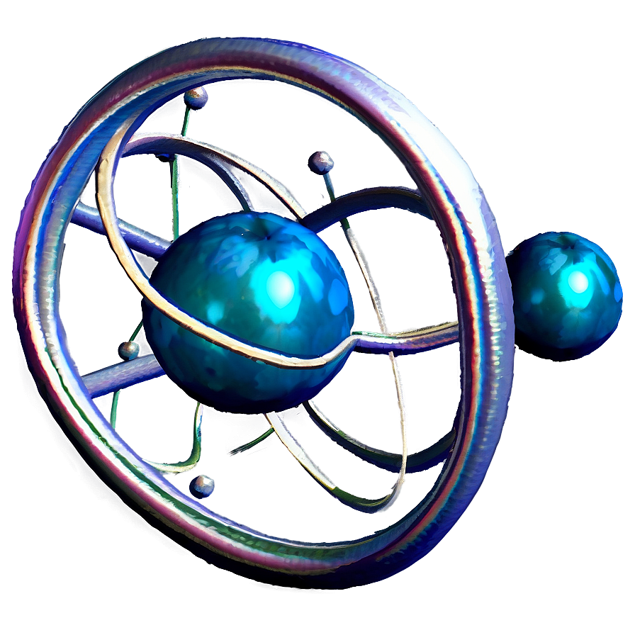 Science Atom Model Png Mtw8 PNG Image