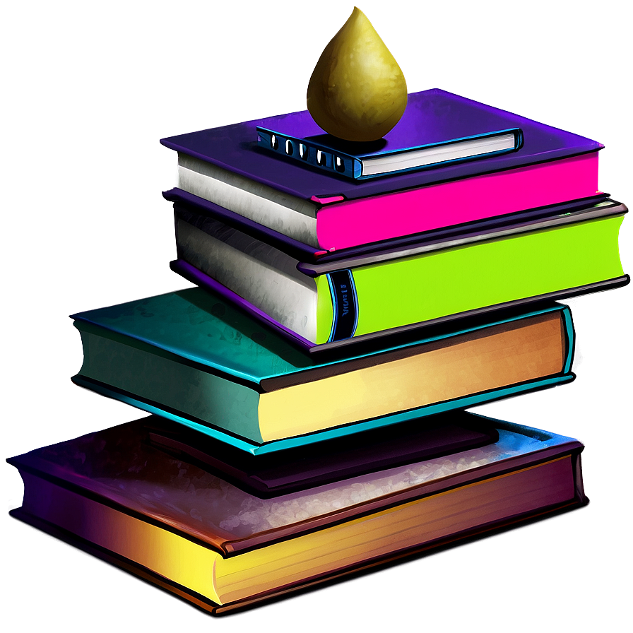 Science Books Pile Png 60 PNG Image