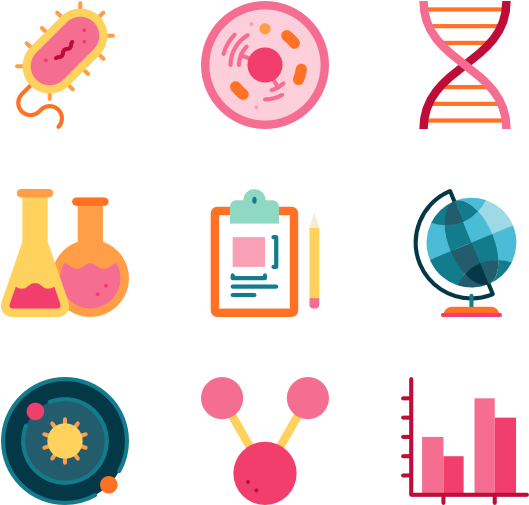 Science_ Icons_ Set PNG Image