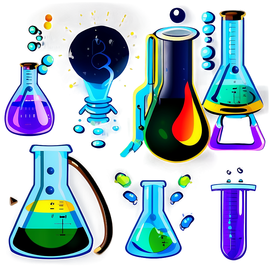 Science Lab Equipment Png Dft PNG Image