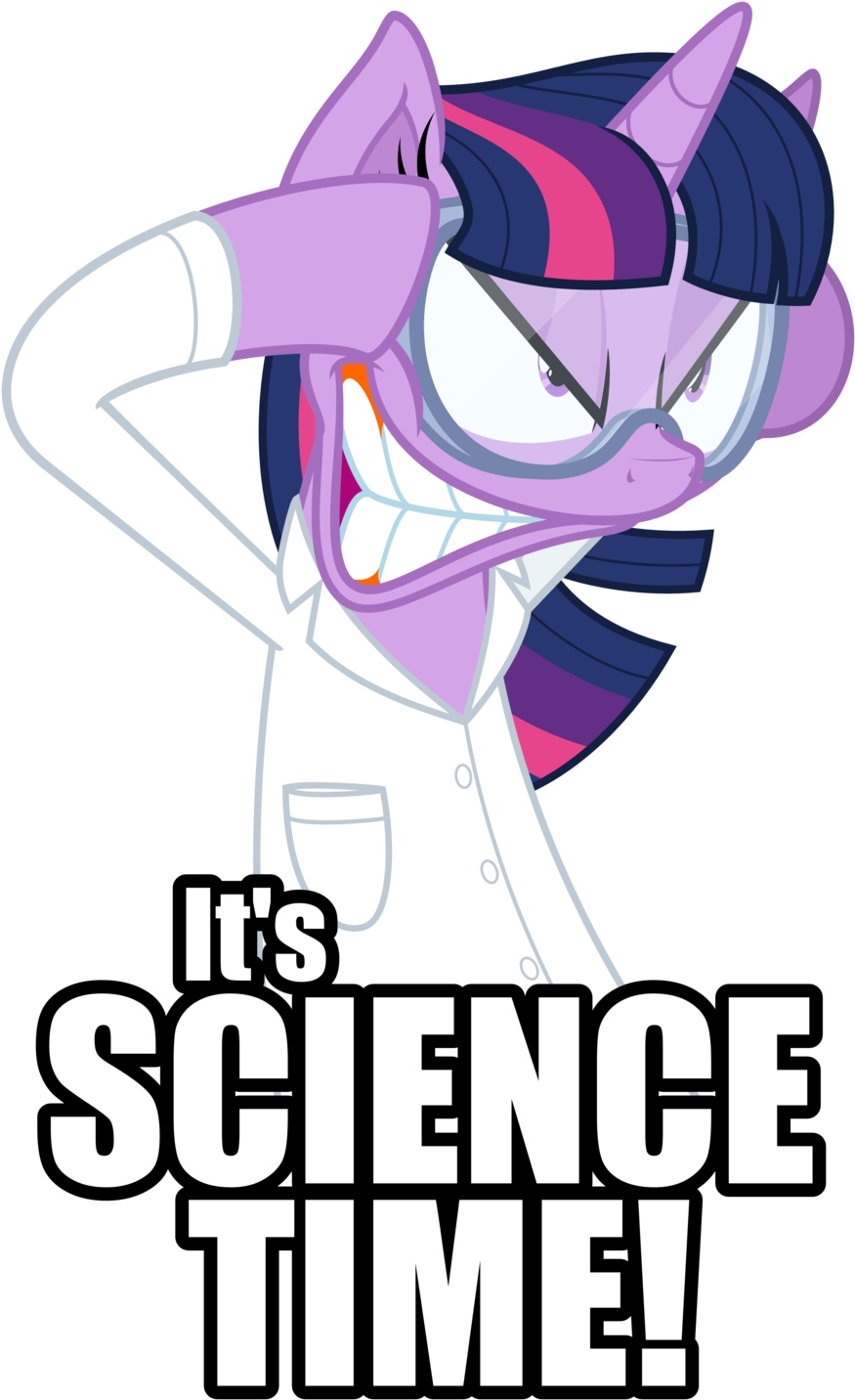 Science Time_ Animated Character Pose PNG Image