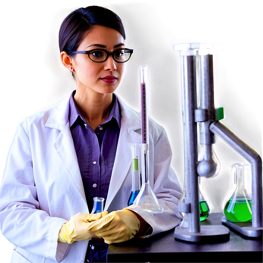 Scientist In Lab Png Vfk PNG Image