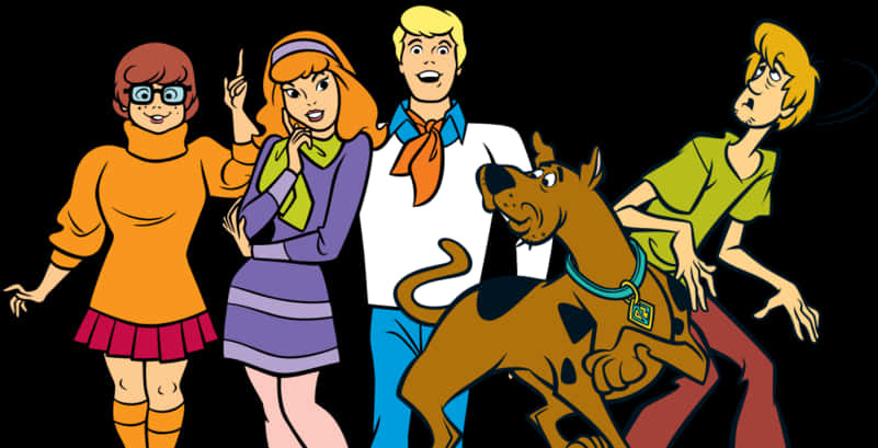 Scooby Doo Classic Team PNG Image