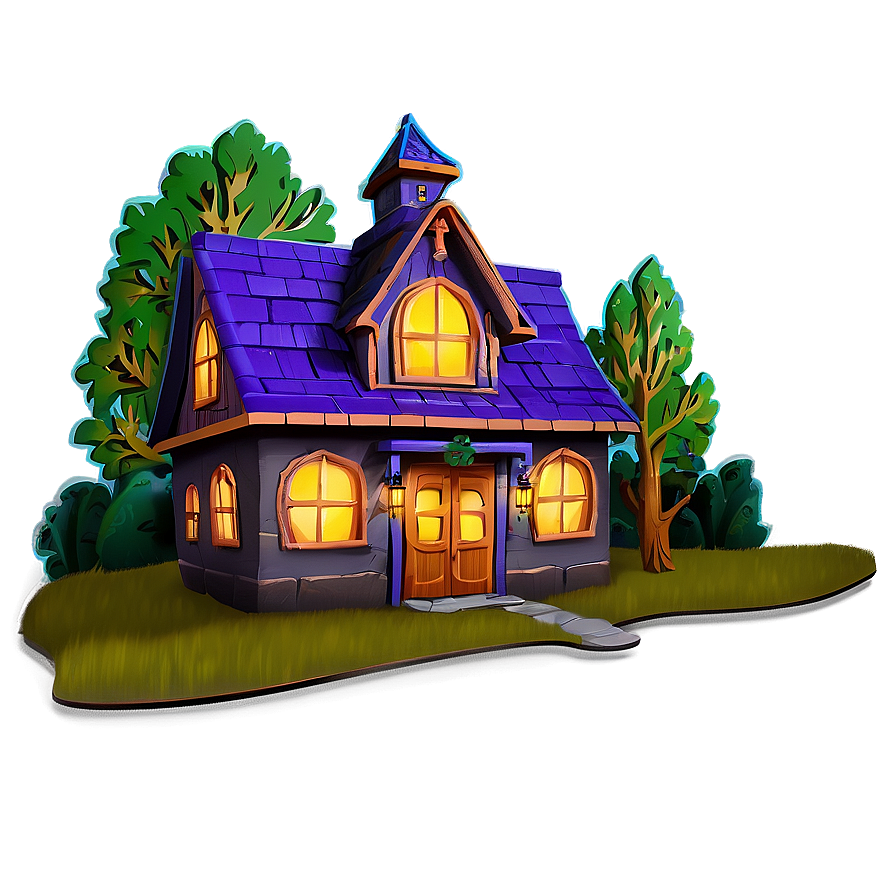 Scooby Doo Haunted House Png Umk PNG Image