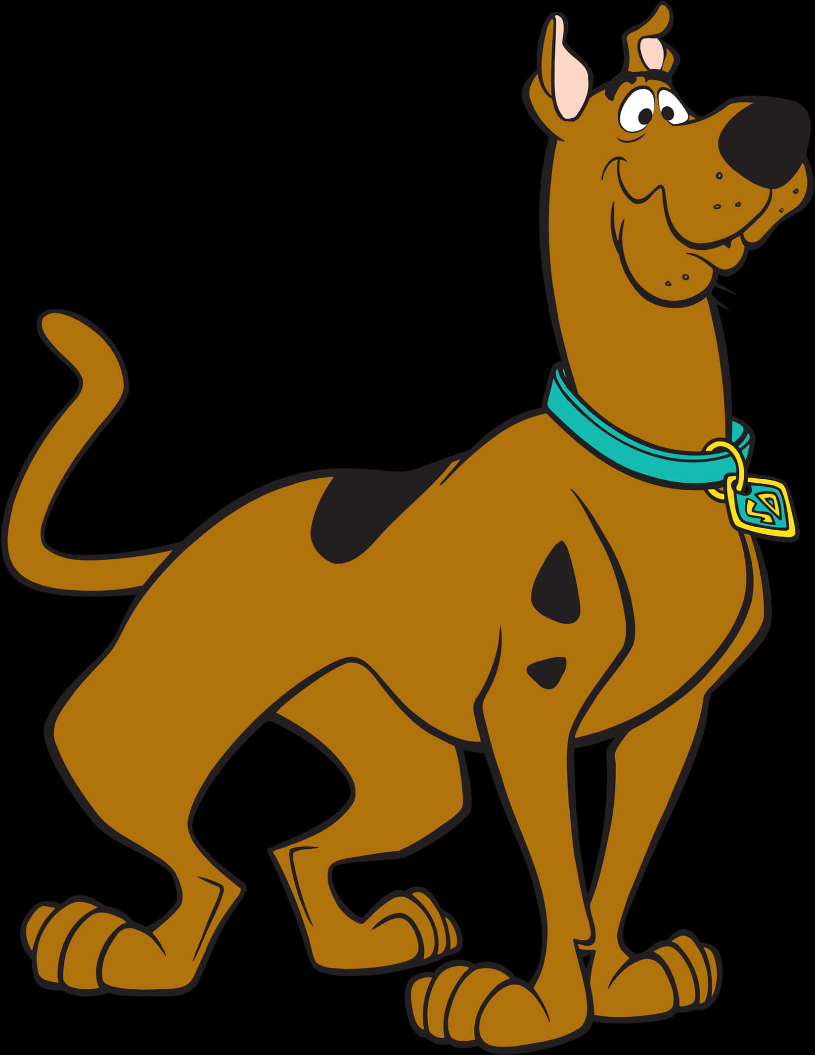 Scooby Doo Standing Portrait PNG Image