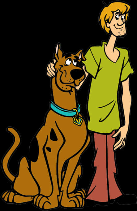 Scooby Dooand Shaggy Vector Art PNG Image