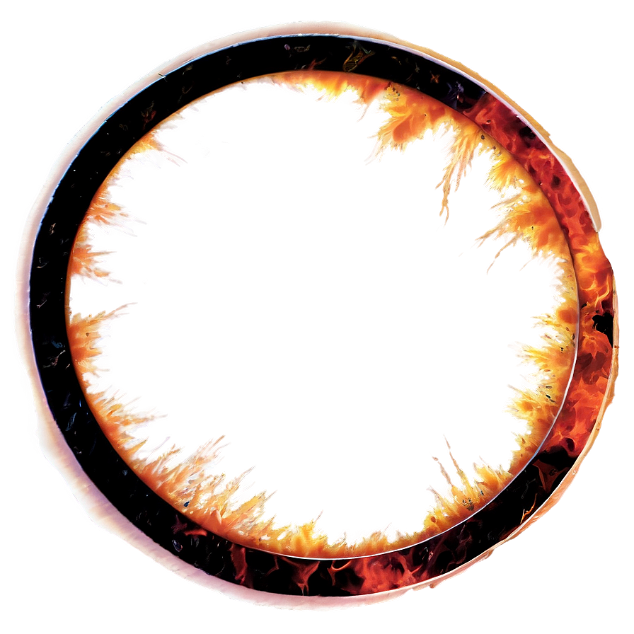 Scorched Circle Illustration Png Rwh68 PNG Image