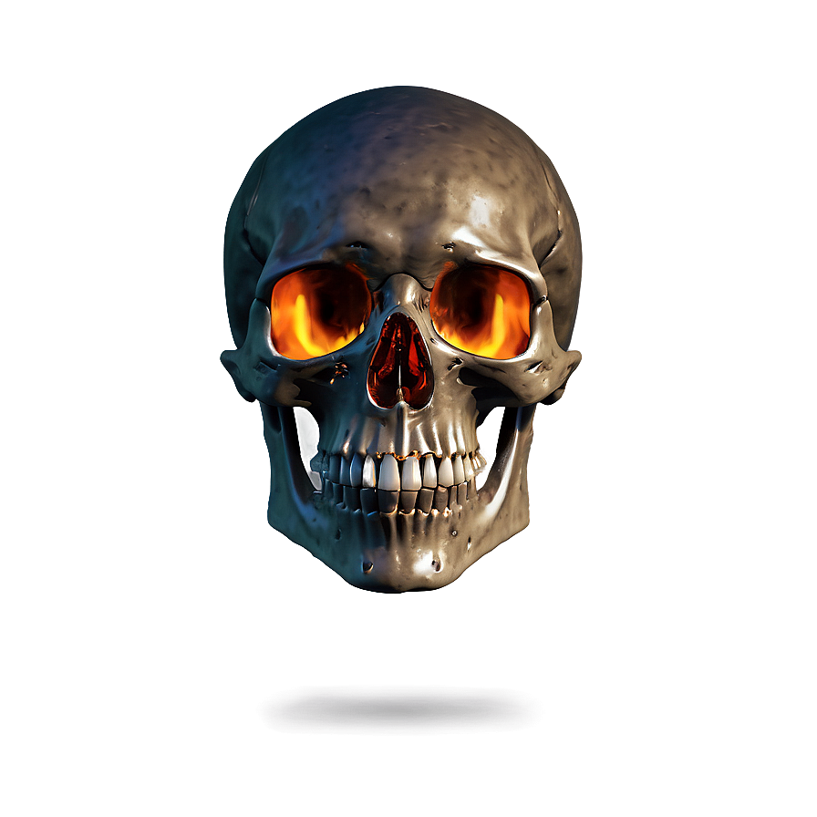 Scorching Skull Picture Png Xdy3 PNG Image