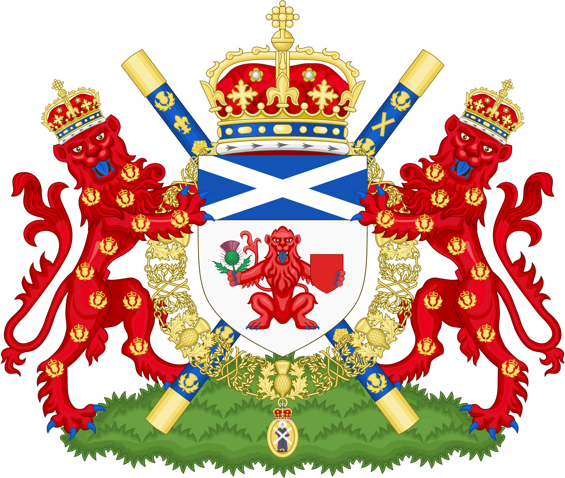 Scottish Royal Coatof Arms PNG Image