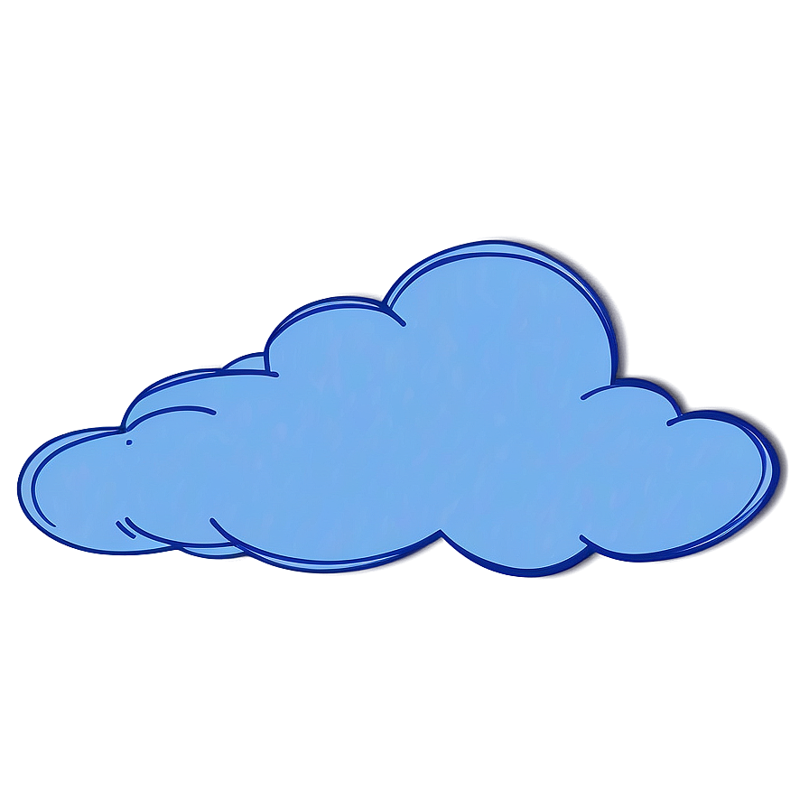 Scribble Cloud Shape Png 05252024 PNG Image