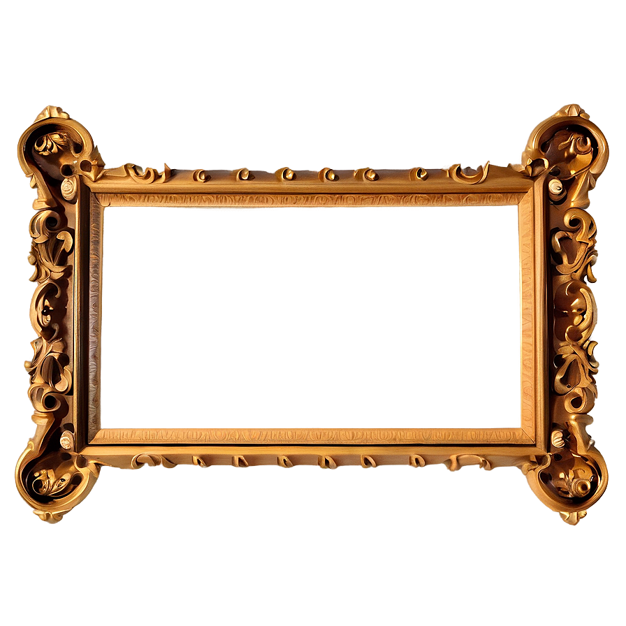 Scroll Picture Frame Png 05042024 PNG Image