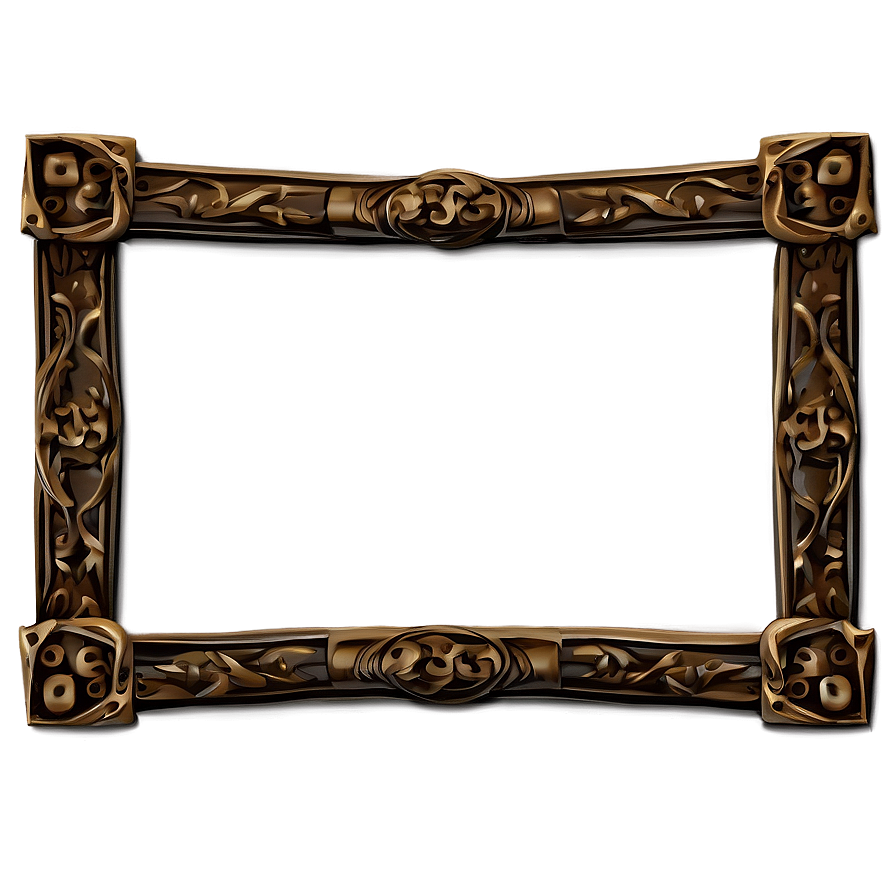 Scroll Picture Frame Png 05042024 PNG Image