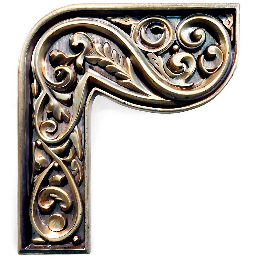 Scrollwork Corner Png Rht48 PNG Image