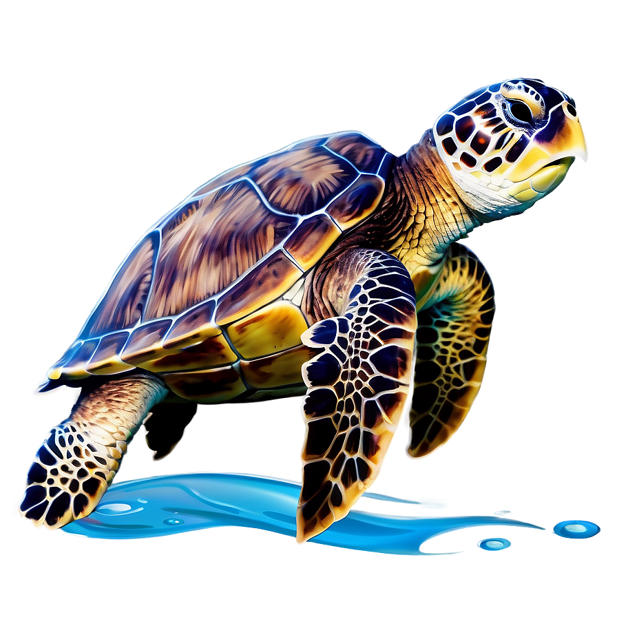 Sea Turtle Eco Tour Poster Png Mbx PNG Image