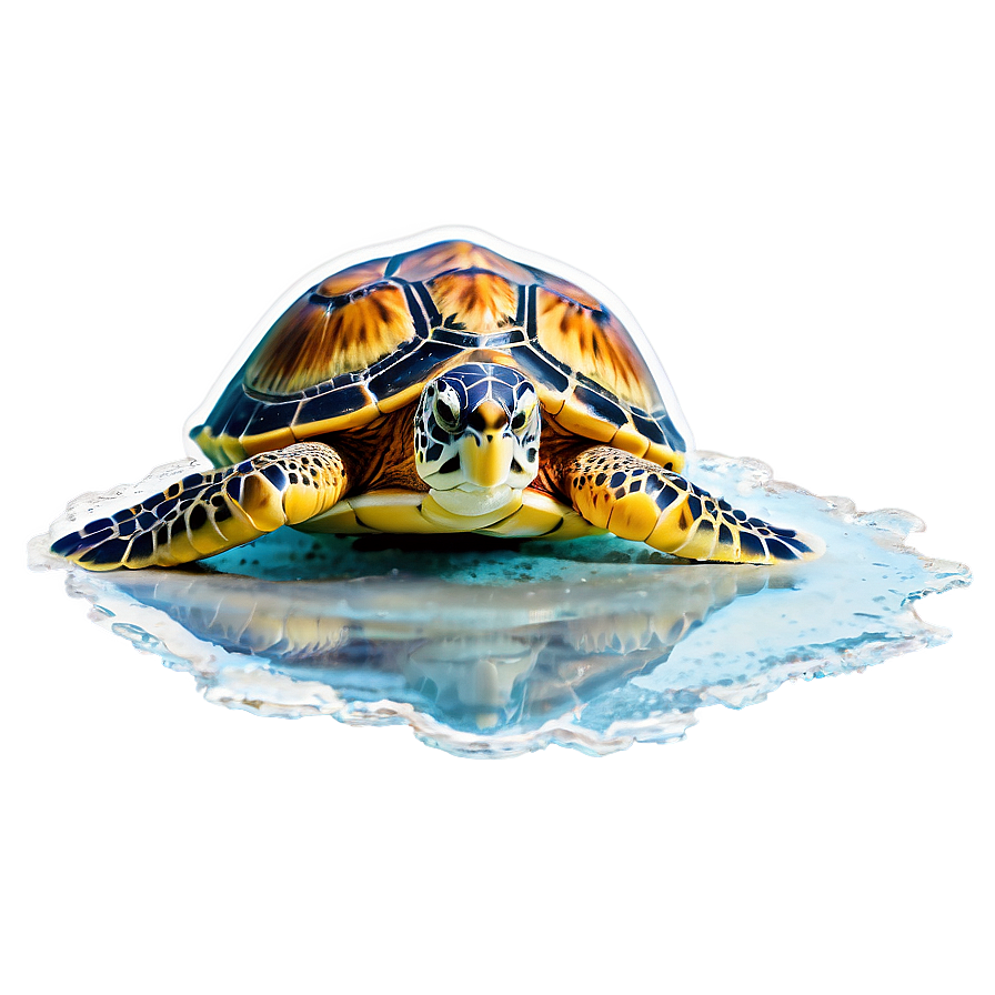 Sea Turtle Feeding On Sponge Png Mar PNG Image