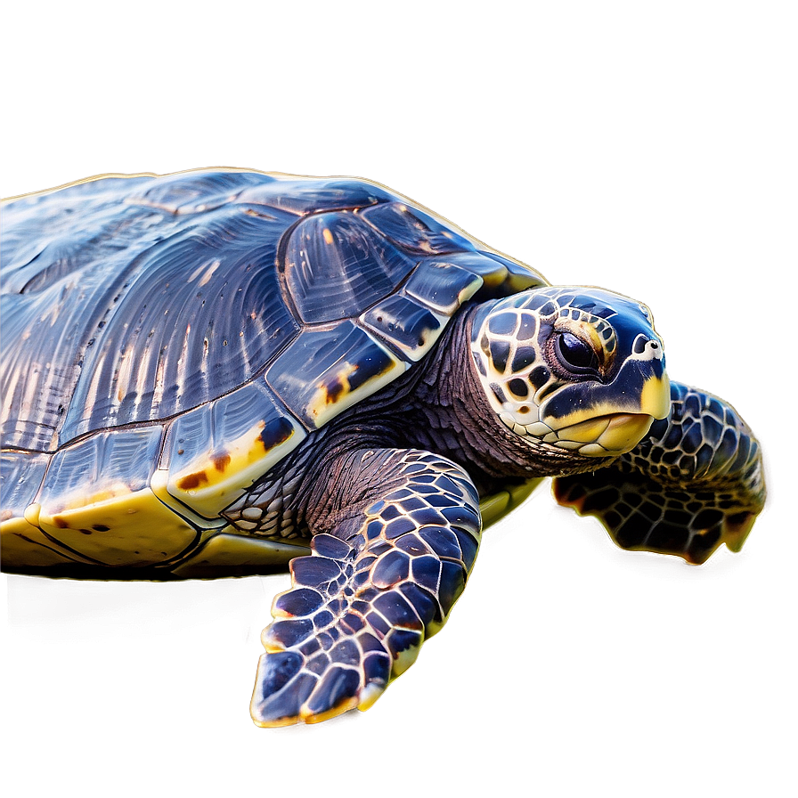 Sea Turtle On Beach Sunset Png Uie PNG Image