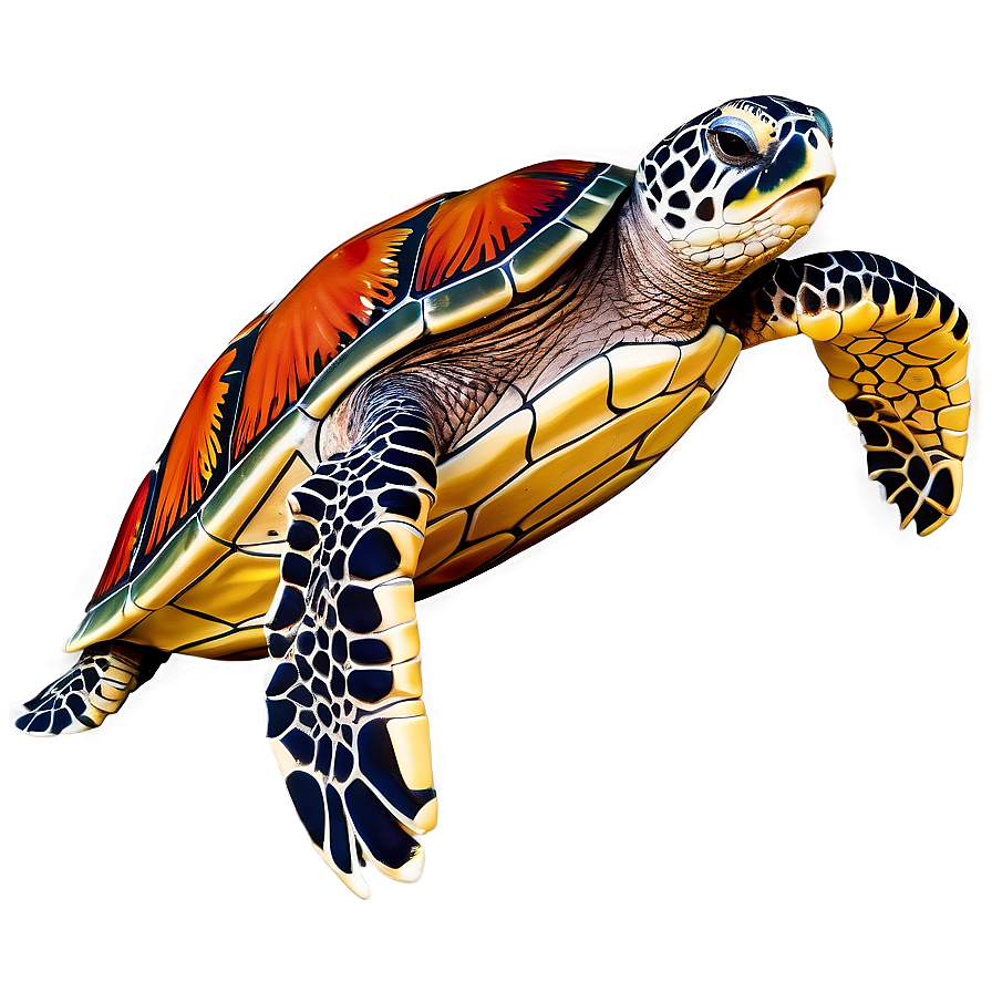 Sea Turtle With Coral Reef Png 05242024 PNG Image