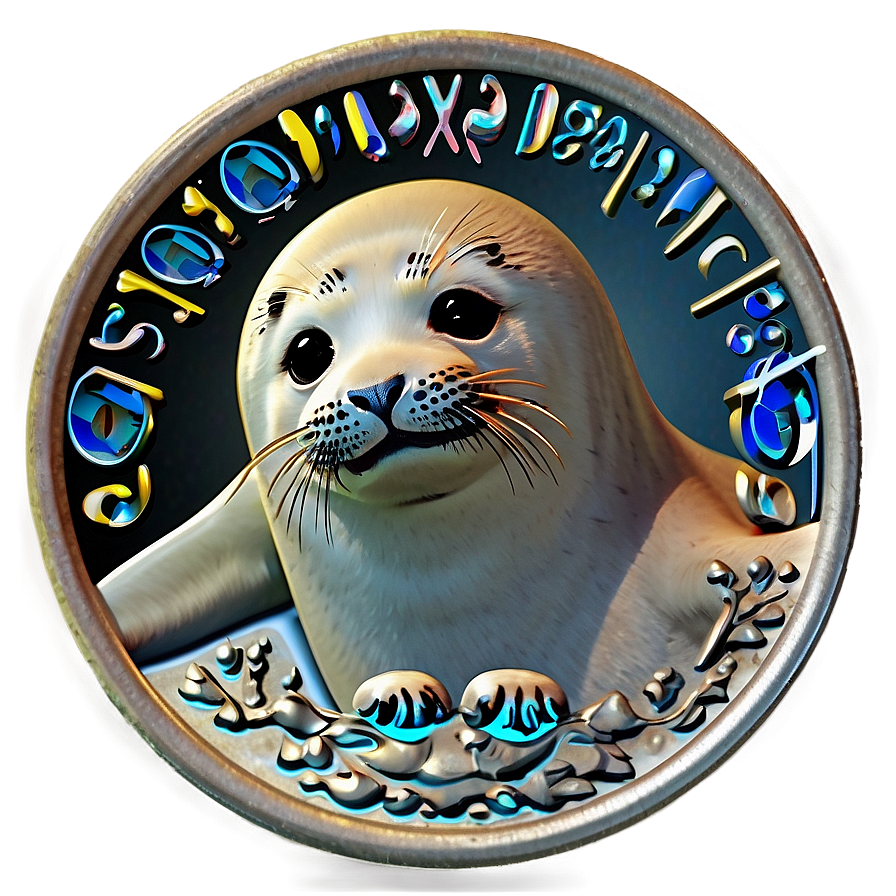 Seal Art Png Ski PNG Image