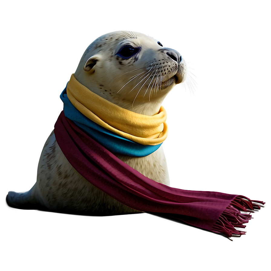 Seal With Scarf Png Kel53 PNG Image