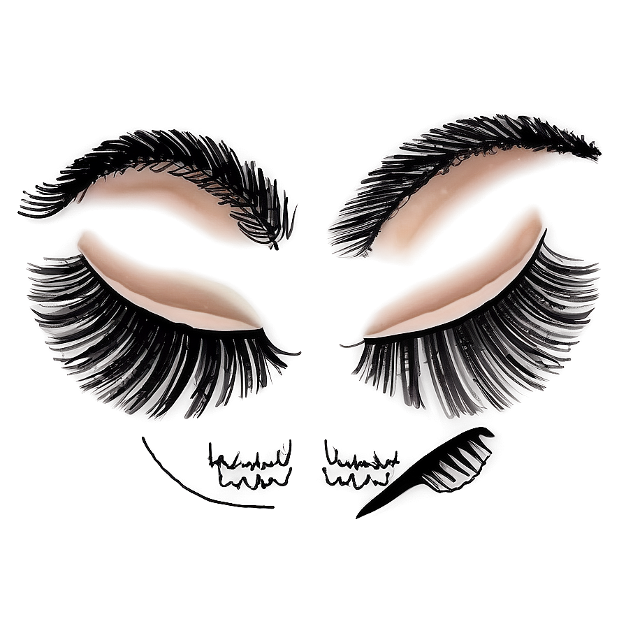 Seamless Lashes Png Htr PNG Image