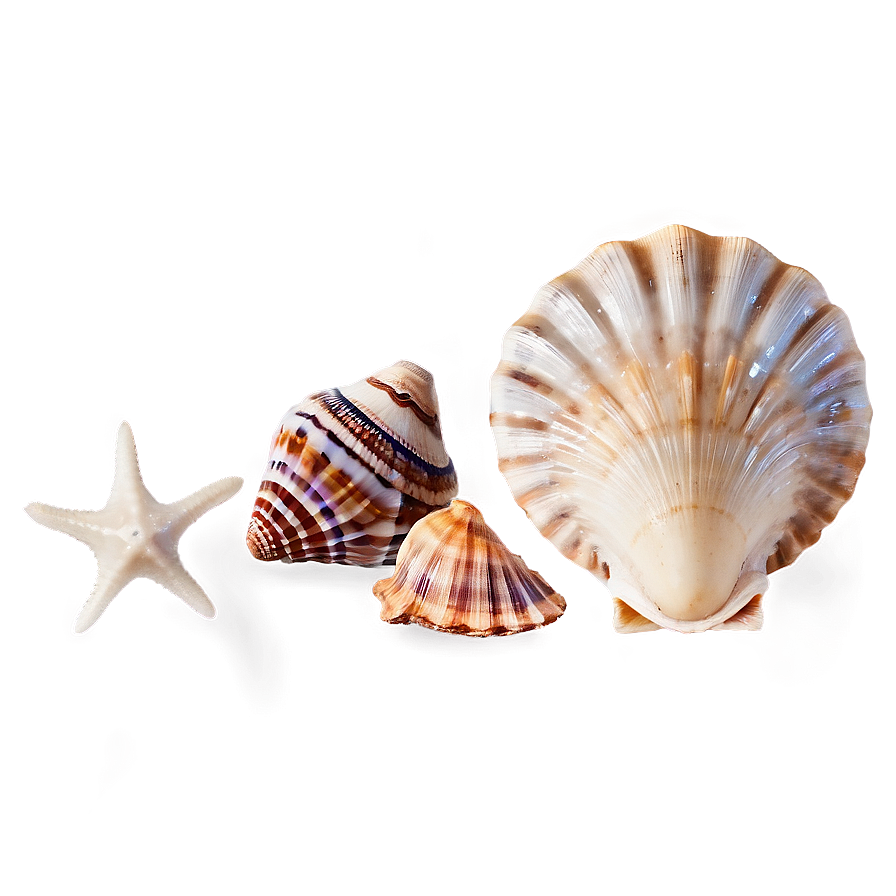 Seashell Variety Png Jll PNG Image