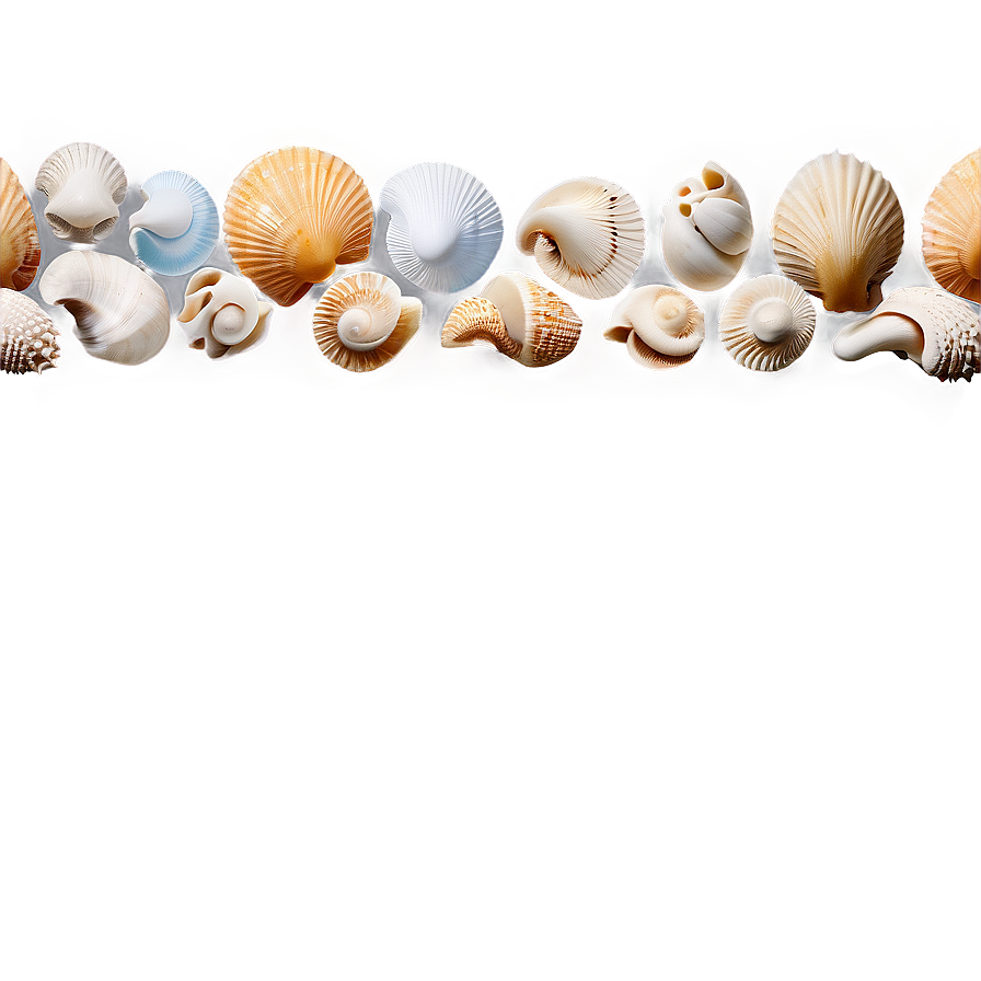 Seashells Borders Png Uxo PNG Image