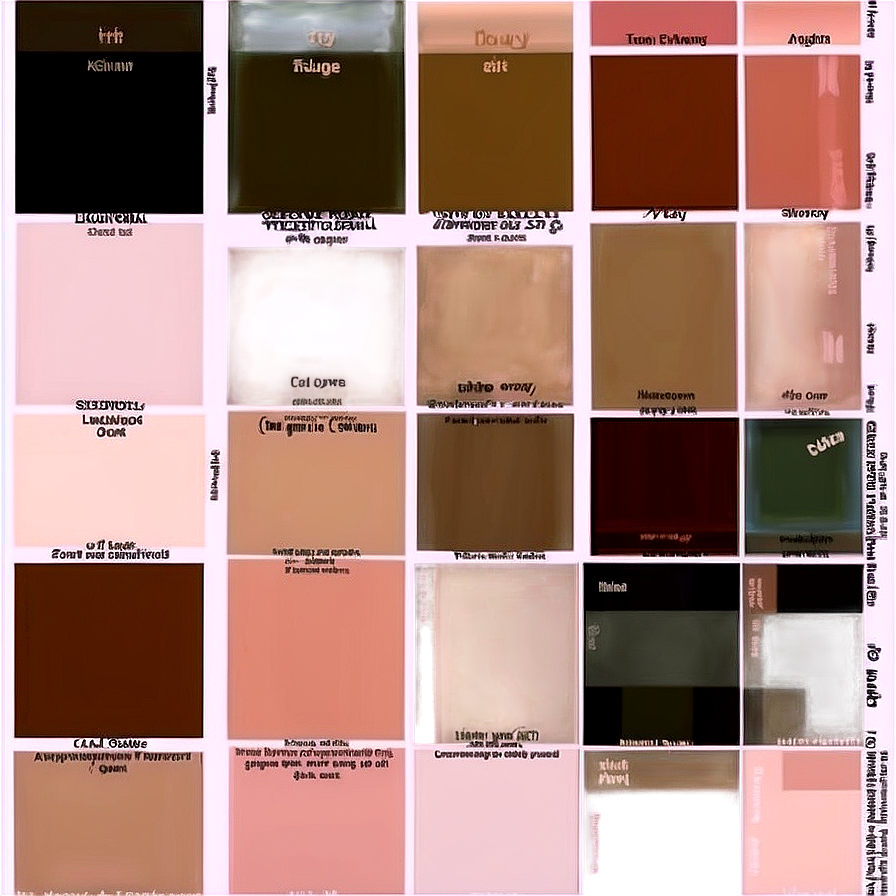 Seasonal Paint Swatch Trends Png Que41 PNG Image