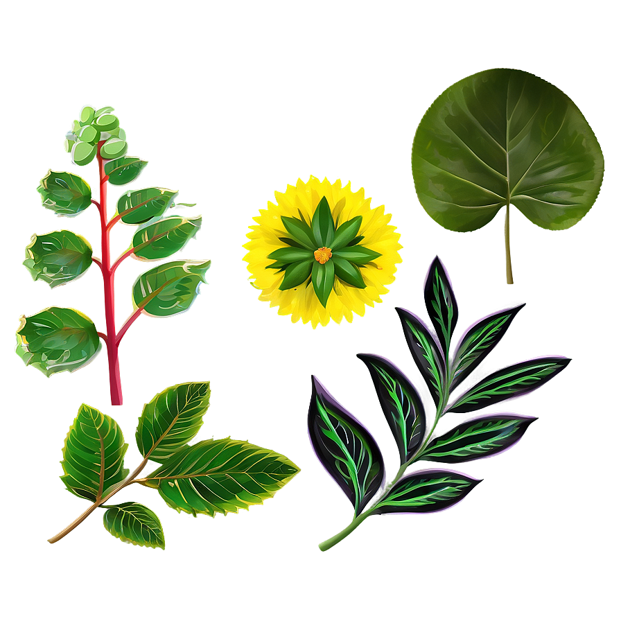 Seasonal Plants Png Rub PNG Image