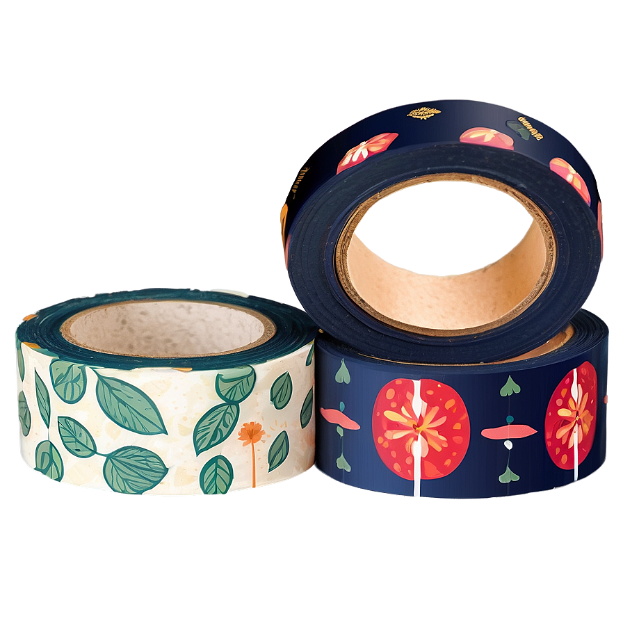 Seasonal Washi Tape Png 05252024 PNG Image