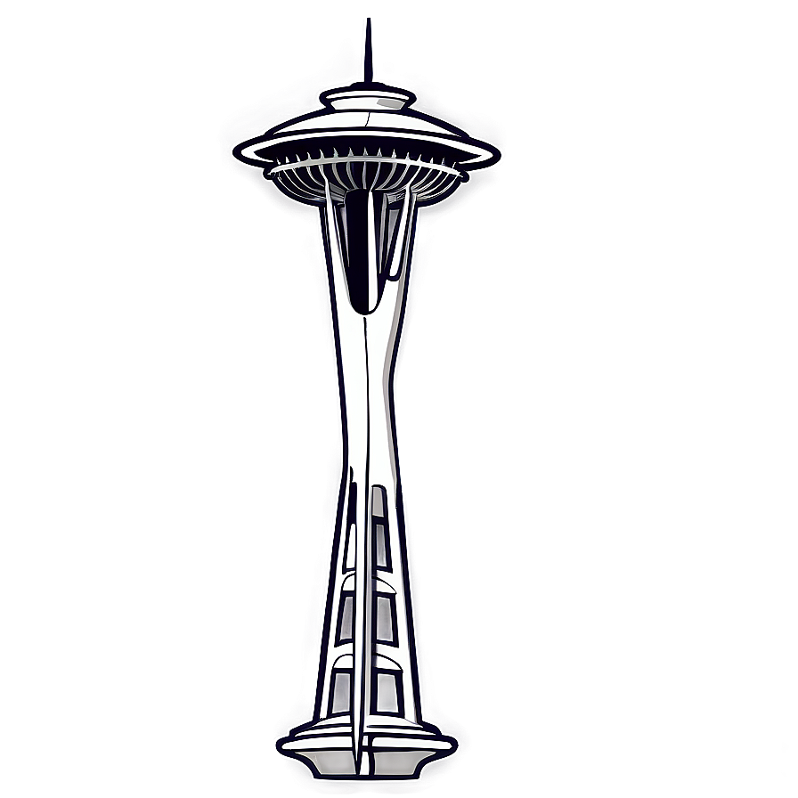 Seattle Cityscape Outline Png 27 PNG Image