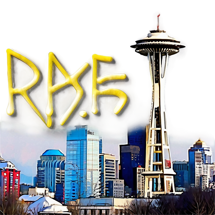 Seattle Skyline In Winter Png 17 PNG Image