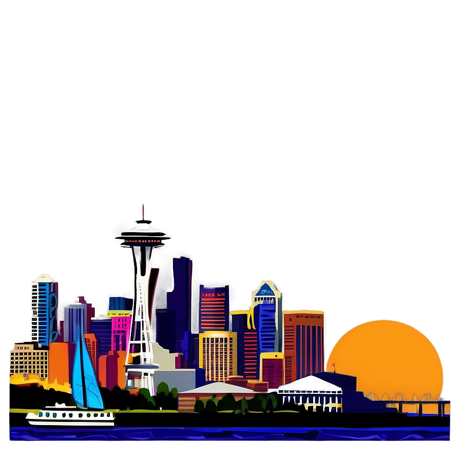 Seattle Skyline PNG Images [200+] - SubPNG.com