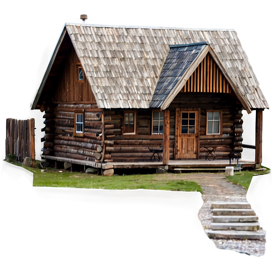 Secluded Cabin Building Png Qlc PNG Image