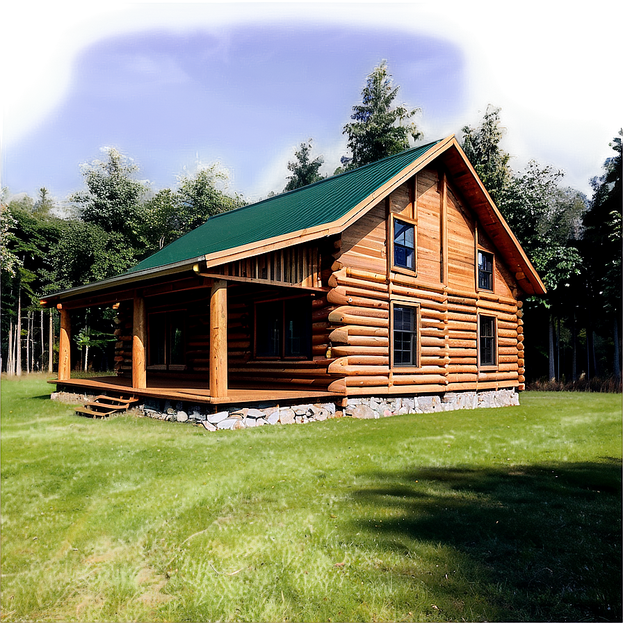 Secluded Log Cabin Hideaway Png 06122024 PNG Image